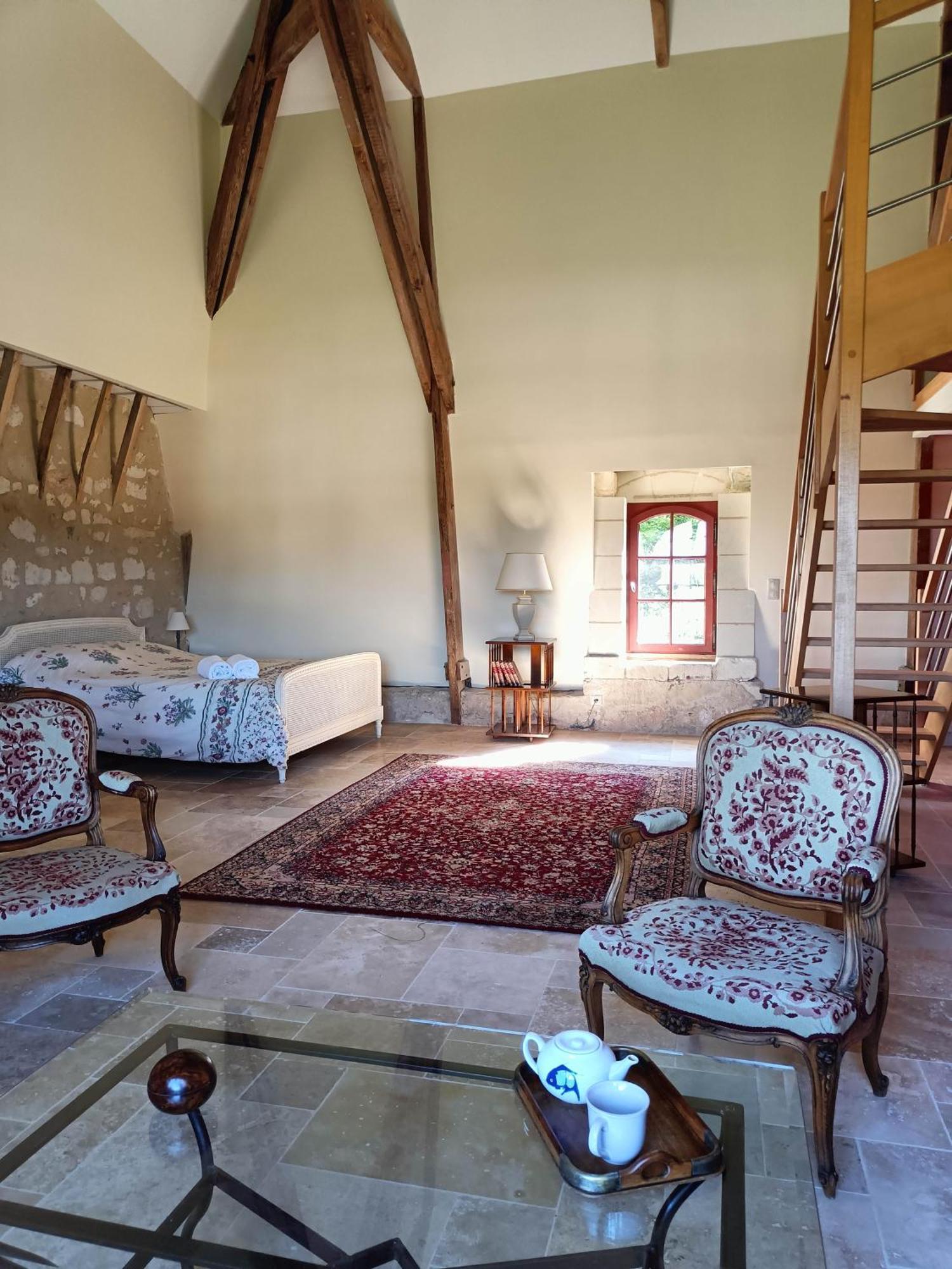 Chambres D'Hotes Au Chateau De Gizeux Buitenkant foto
